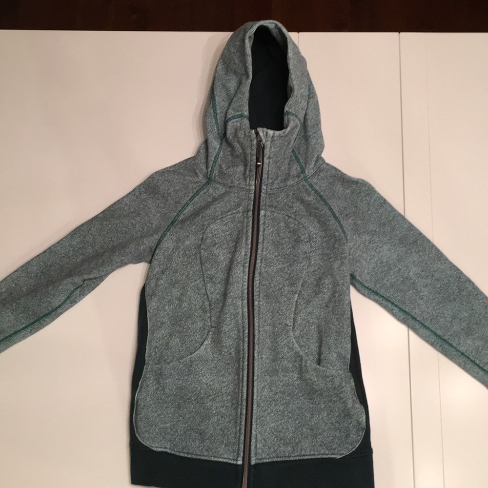 LuluLemon Teal Full Zip Sweatershirt